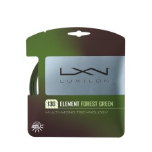 Luxilon Tennis String Element (Durability+Touch) green 12m Set